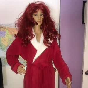 New Victoria Secret hooded Sherpa short Robe